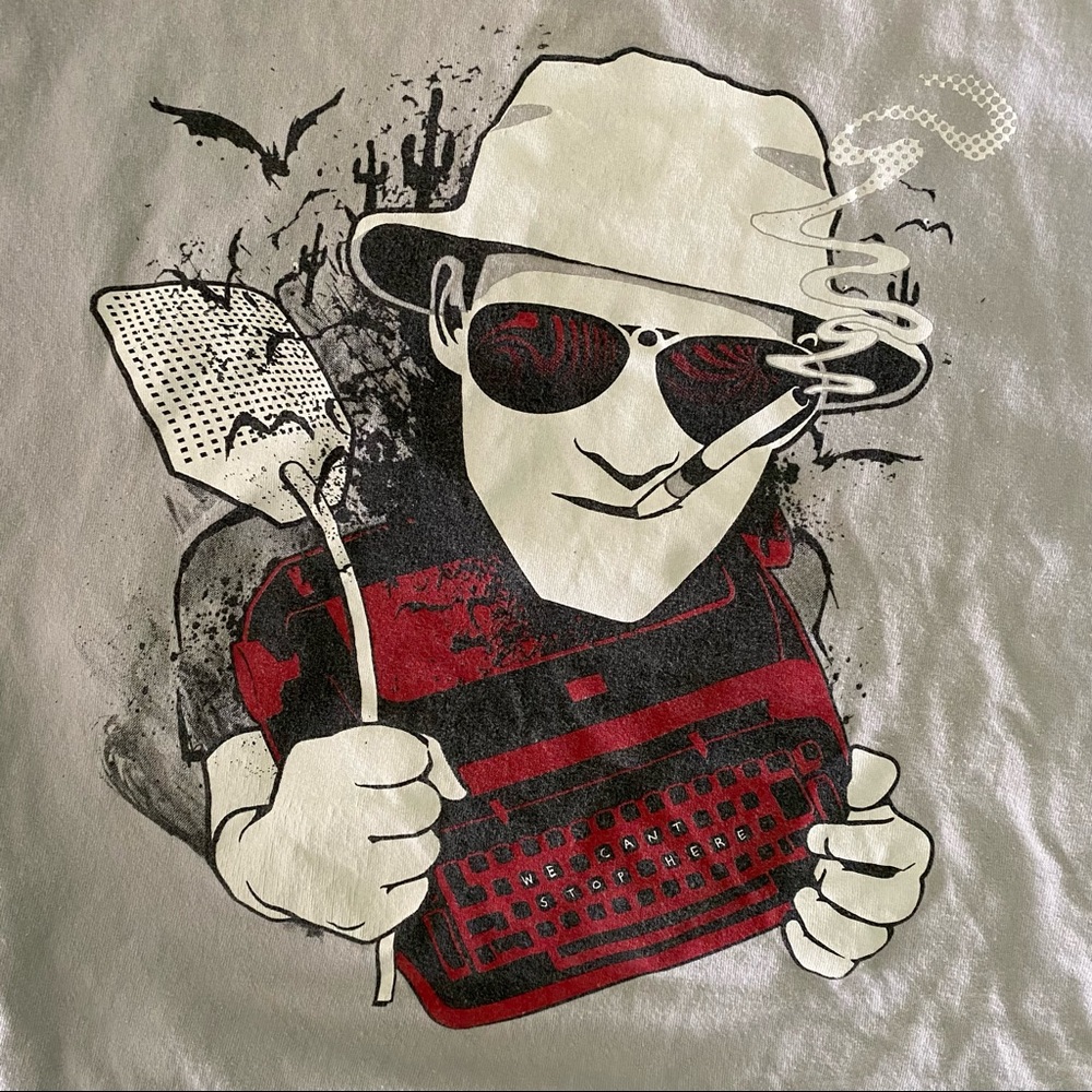 Rare Hunter S Thompson Bat Country Shirt